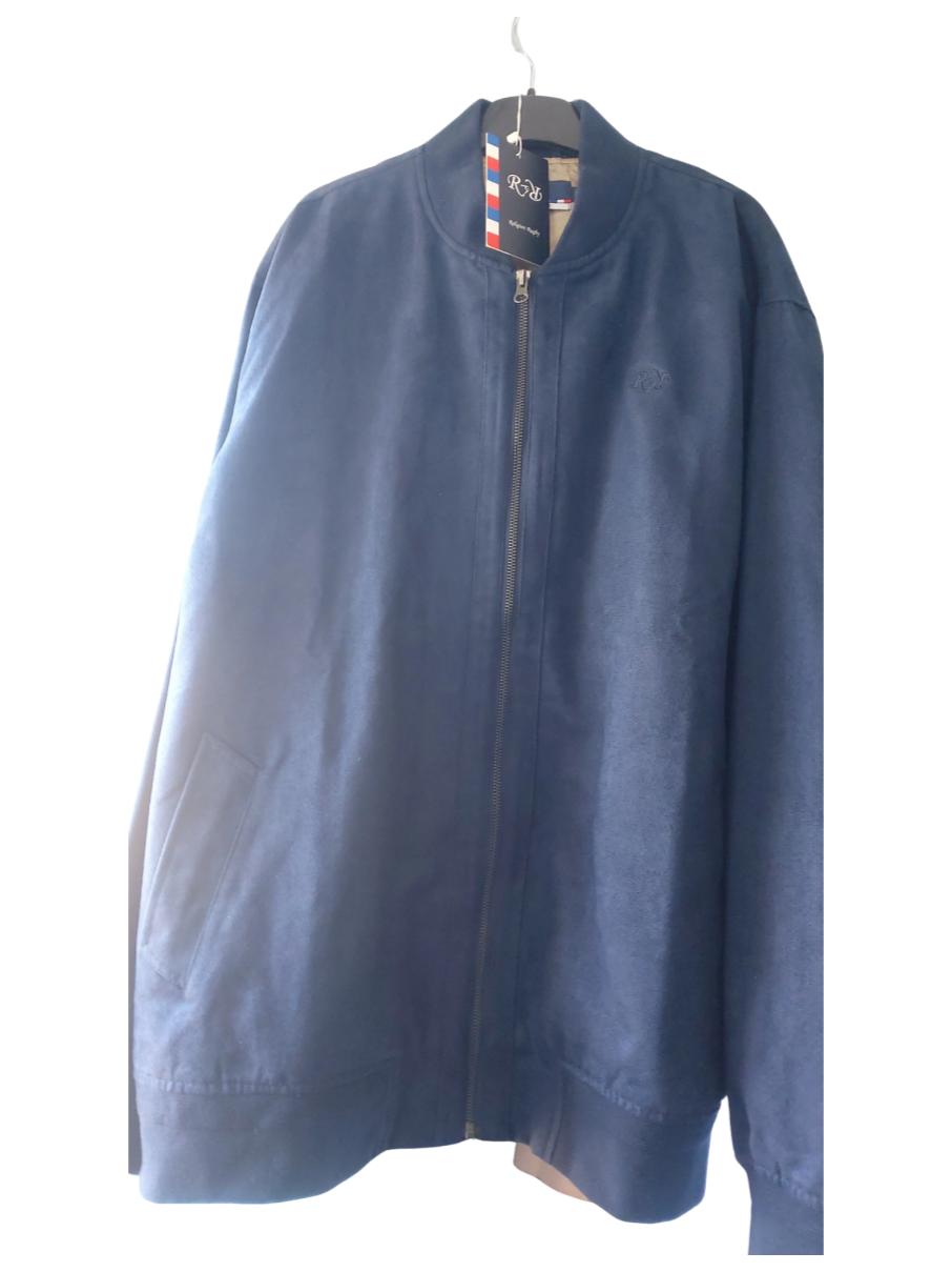 Veste en daim marine