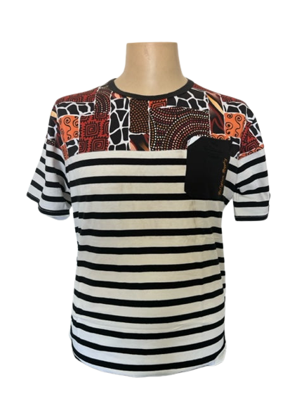 T-shirt marinière afrique